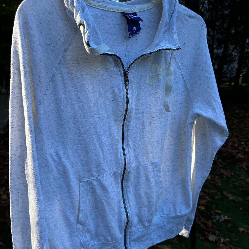 Women's m Nike Sportswear Gym Vintage Full Zip Hoodie (Will fit small)